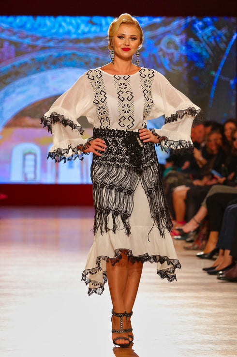 Rochie vascoza cu broderie freeshipping - Liza Panait Online Boutique